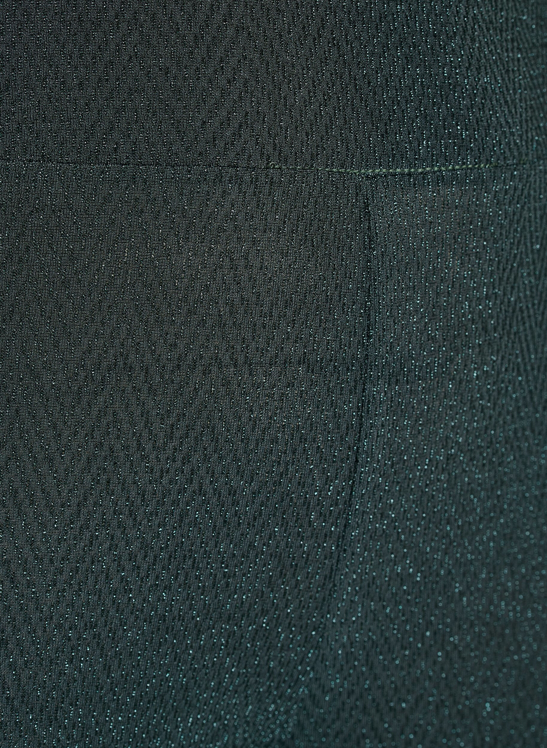 Zizzi Legginsy w blyszczacy geometryczny wz&oacute;r, Zielony, Packshot image number 2