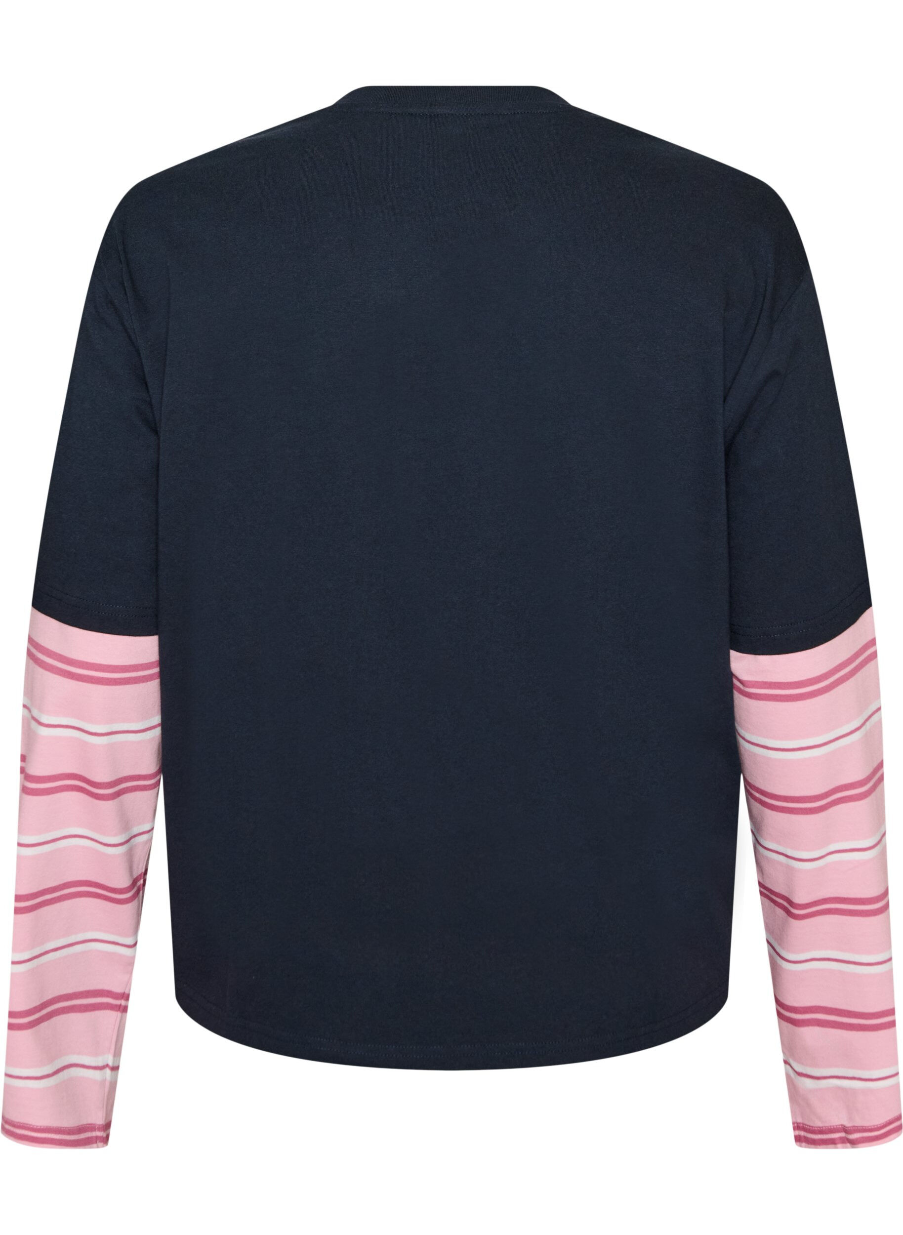 ZizziKoszulka o sportowym, warstwowym wygladzie, Niebieskie, Packshot image number 1