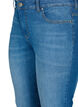 Jeansy Emily z regularnym stanem i dopasowanym krojem, Blue denim, Packshot image number 2