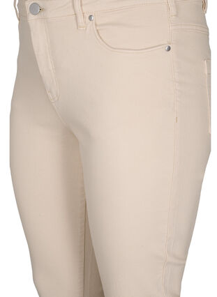 Dopasowane spodnie Emily capri, Oatmeal, Packshot image number 2