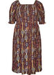 Letnia sukienka z wiskozy z nadrukiem paisley, Fioletowy, Packshot image number 0