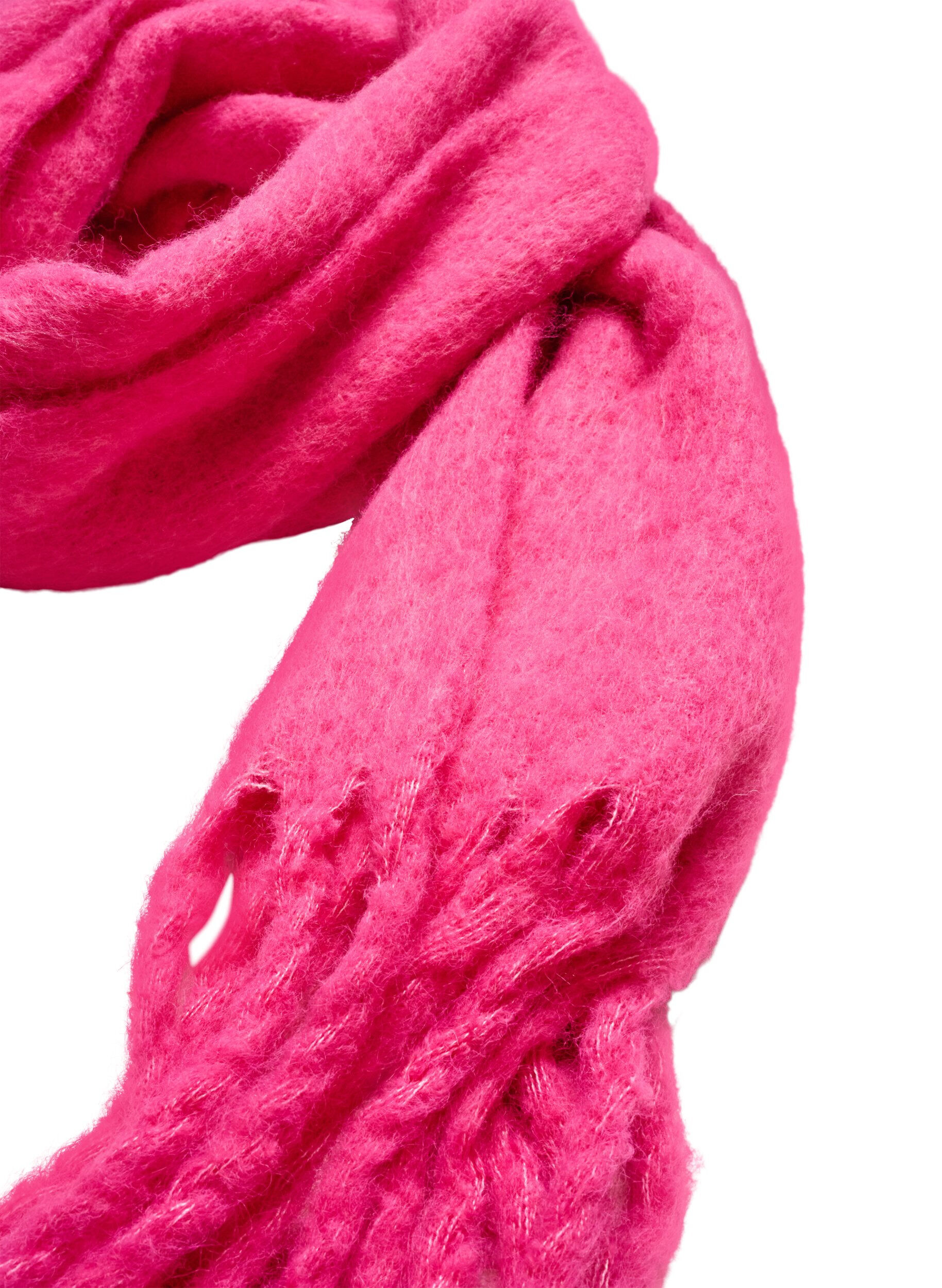 ZizziMiekki szal z fredzlami, R&oacute;żowy, Packshot image number 1