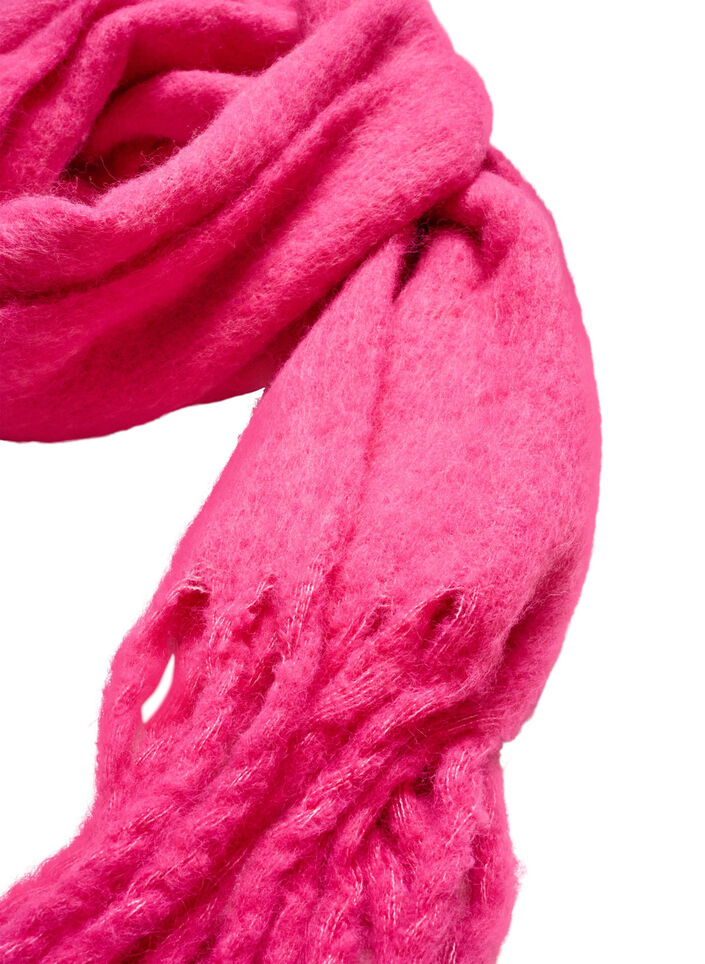 Miekki szal z fredzlami, R&oacute;żowy, Packshot image number 1