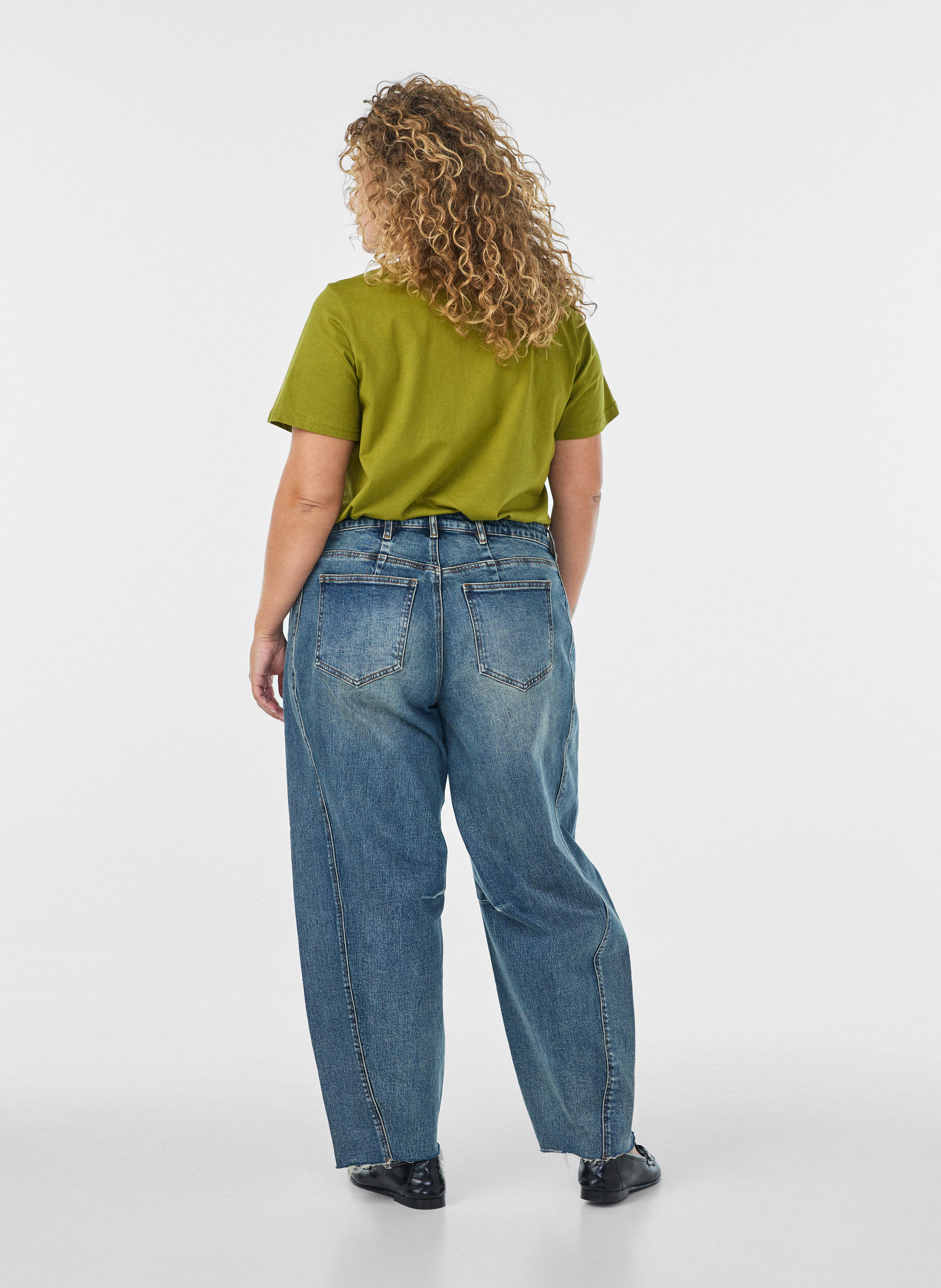 ZizziKoszulka bawelniana z nadrukiem z napisem, Zielony, Model image number 2