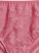  Majtki z mikrofibry z siateczka i haftem, Różowy, Packshot image number 2