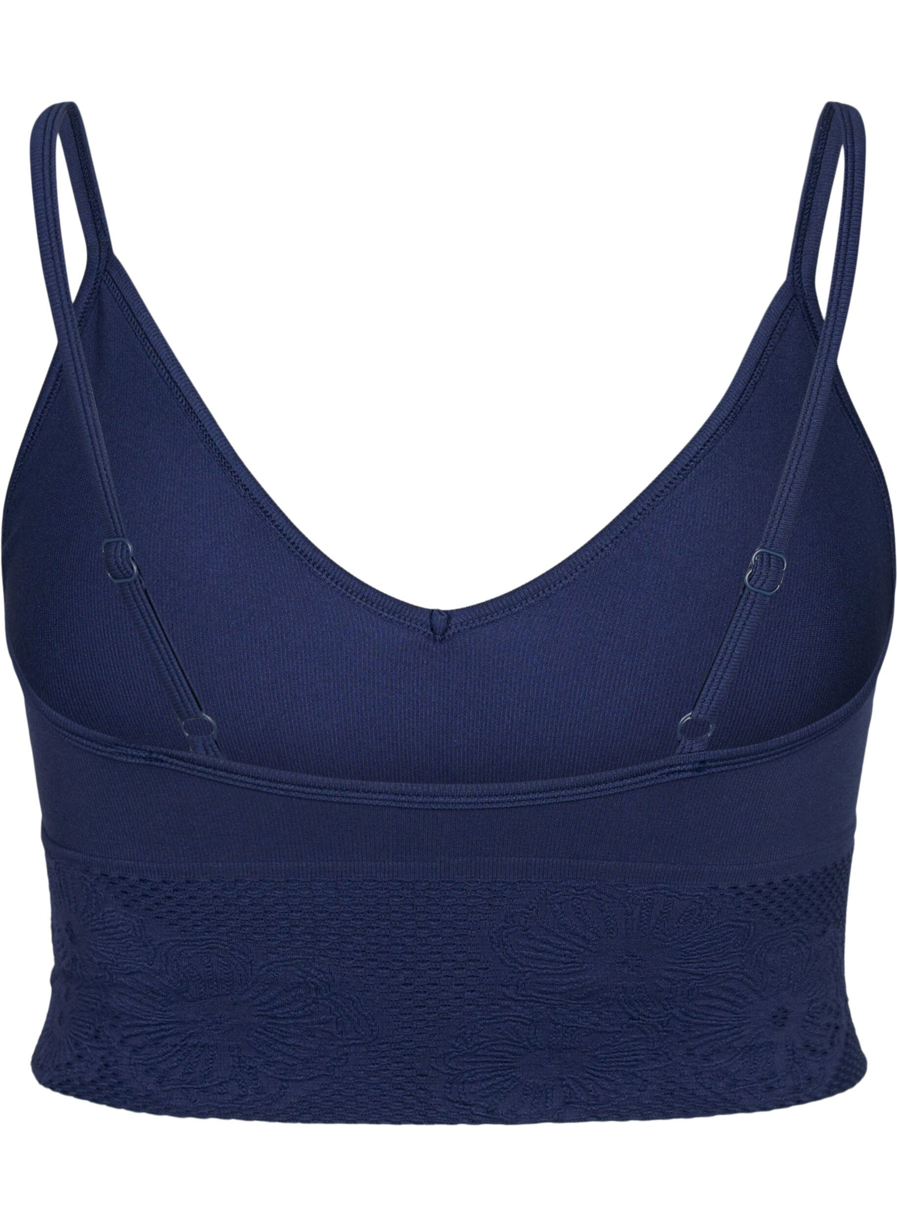 Zizzi Bezszwowy biustonosz, Peacoat ASS, Packshot image number 1