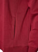 Bluza z wysokim kolnierzem i kieszeniami, Czerwony, Packshot image number 3