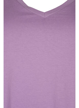 2-pack podstawowa koszulka bawelniana, Paisley Purple/Navy, Packshot image number 2