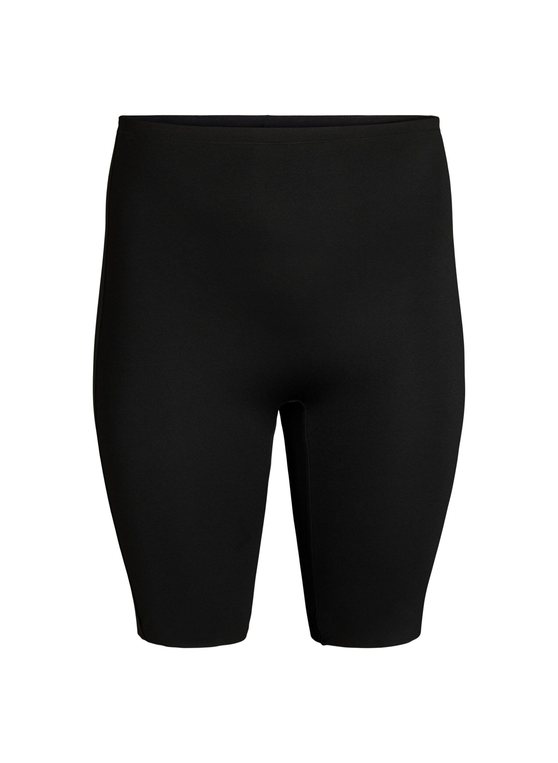 Zizzi Lekkie, dlugie spodenki modelujace, Czarne, Packshot image number 0