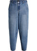 Jeansy barrel z wysokim stanem, Niebieskie, Packshot image number 0
