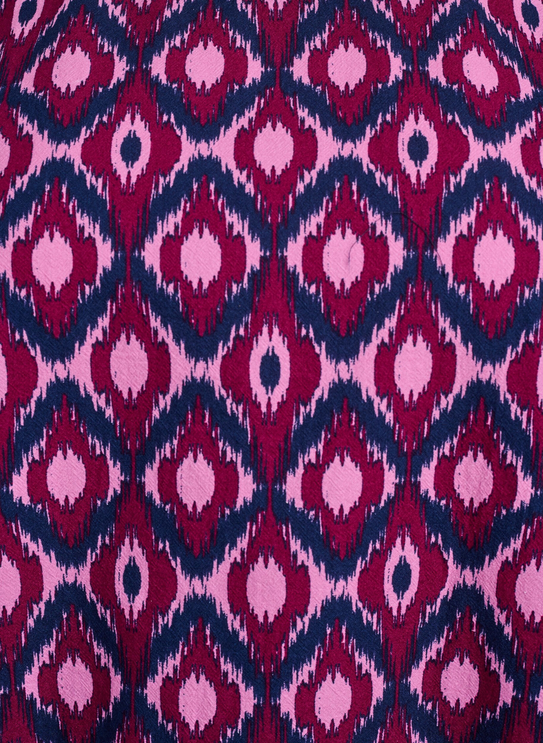 Zizzi Bawelniana bluzka z nadrukiem i kr&oacute;tkimi rekawami, R&oacute;żowy, Packshot image number 2