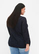Bluzka z haftem angielskim i rekawami 7/8, Navy Blazer, Model image number 1