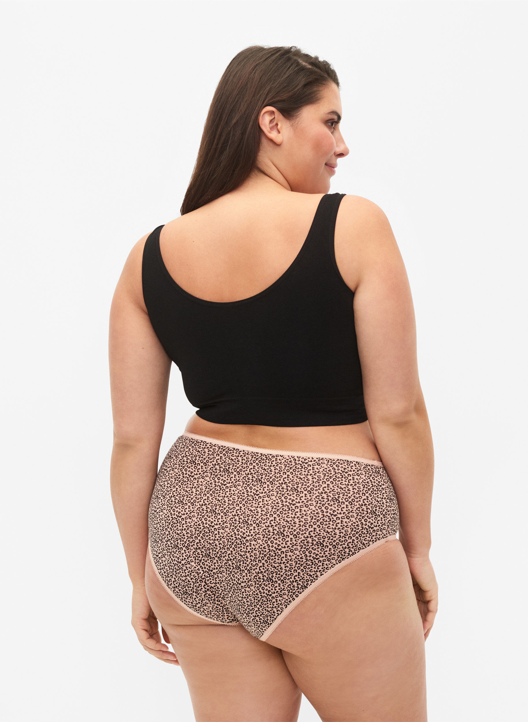 Zizzi 7-pack figi damskie z normalnym stanem, Blue Multi Pack , Model image number 1