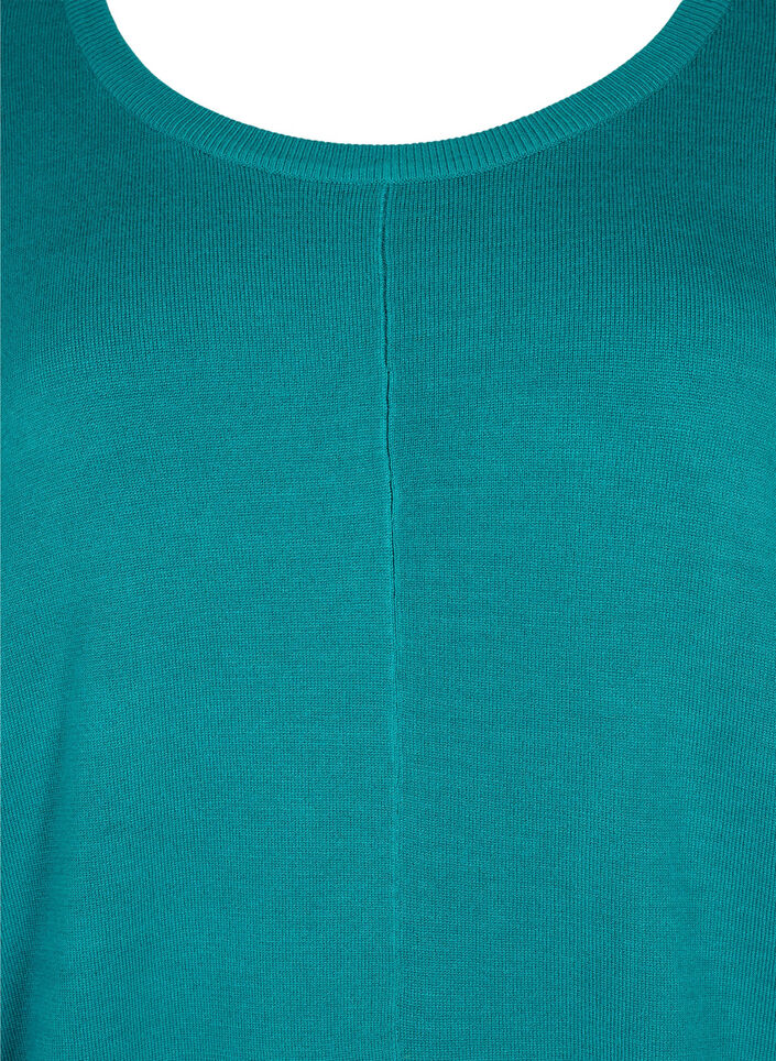 Dzianinowa tunika z mieszanki wiskozy, Deep Lake, Packshot image number 2