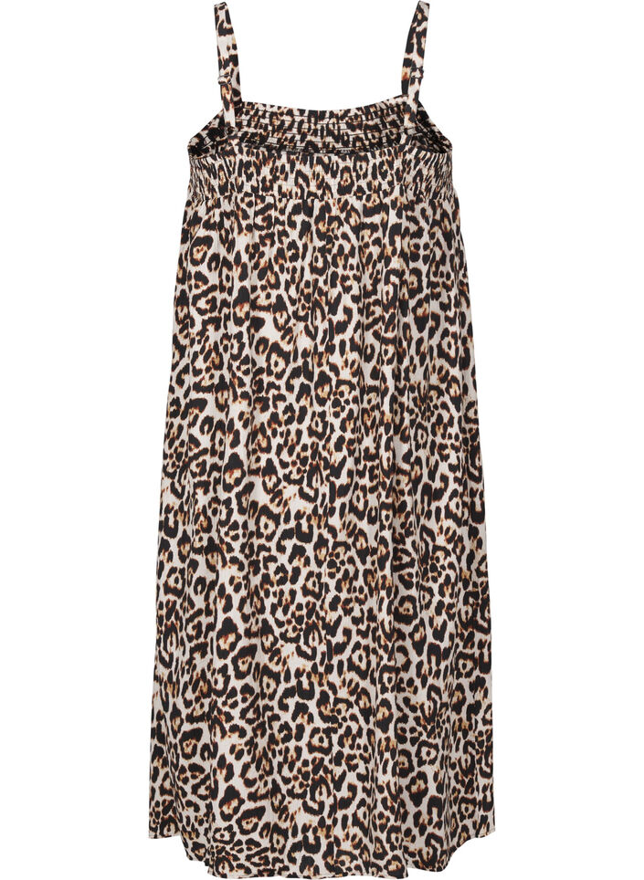 Sukienka midi z wiskozy, Beżowy, Packshot image number 1