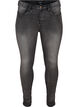 Super waskie jeansy Amy z wysokim stanem, Dark Grey Denim, Packshot image number 0