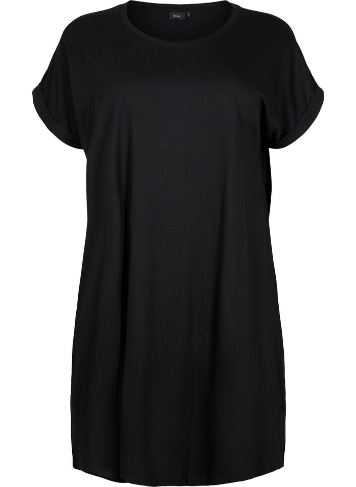 2-pack bawelniana sukienka z krótkimi rekawami, Balsam Green/Black, Packshot image number 3