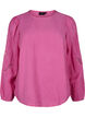 Bluzka z modalu TENCEL™ z haftowanymi detalami, Phlox Pink, Packshot image number 0