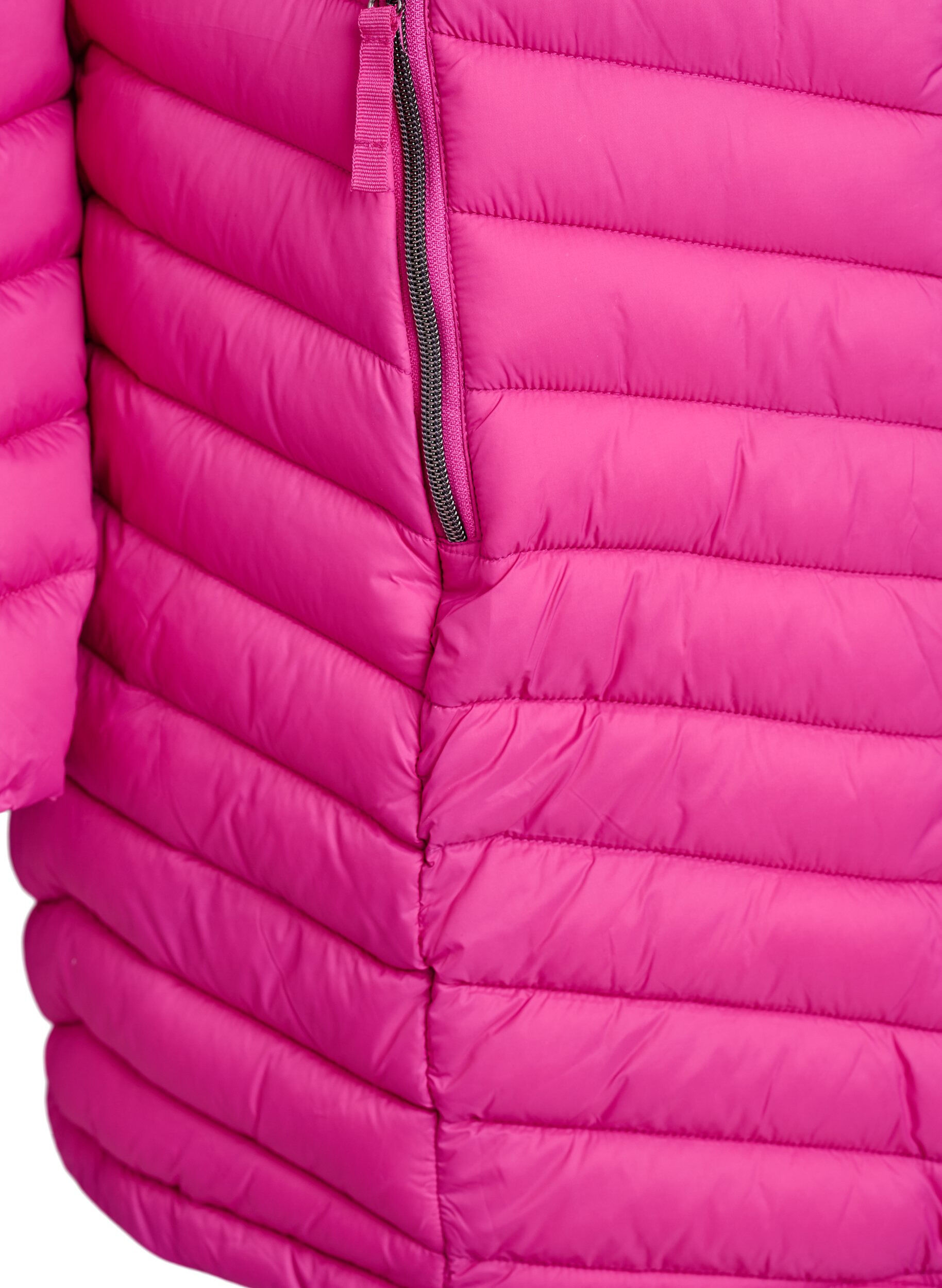 Zizzi Lekka kurtka z kieszeniami i odpinanym kapturem, R&oacute;żowy, Packshot image number 3