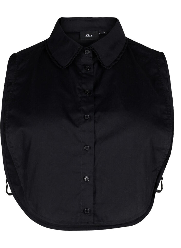 Kolnierz z koronkowa wstazka, Black, Packshot image number 0
