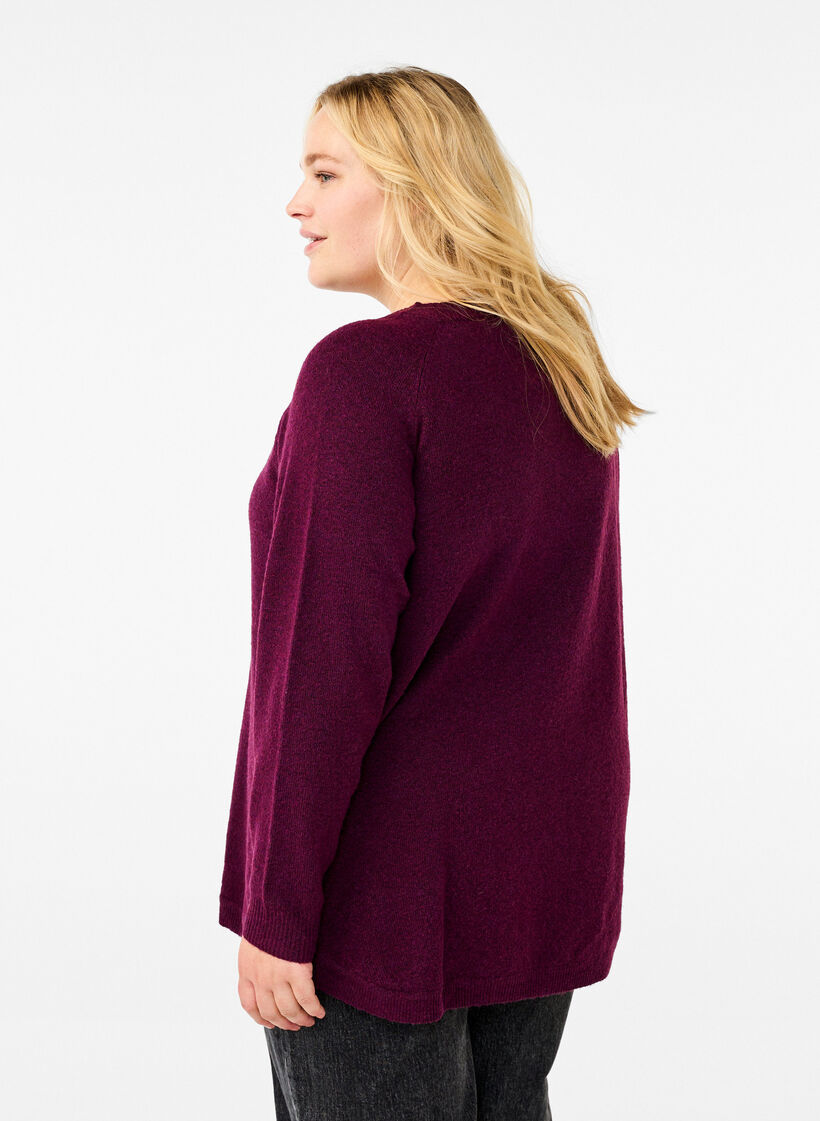 Dzianinowa bluzka z koralikami, Potent P. Black Mel., Model image number 1