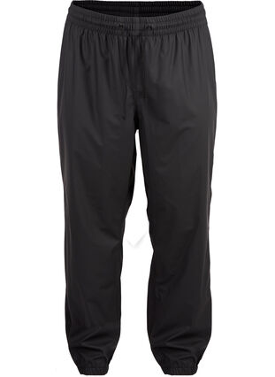Spodnie przeciwdeszczowe z klejonymi szwami, Black, Packshot image number 0