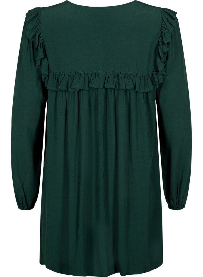 Wiskozowa tunika z falbanami, Scarab, Packshot image number 1