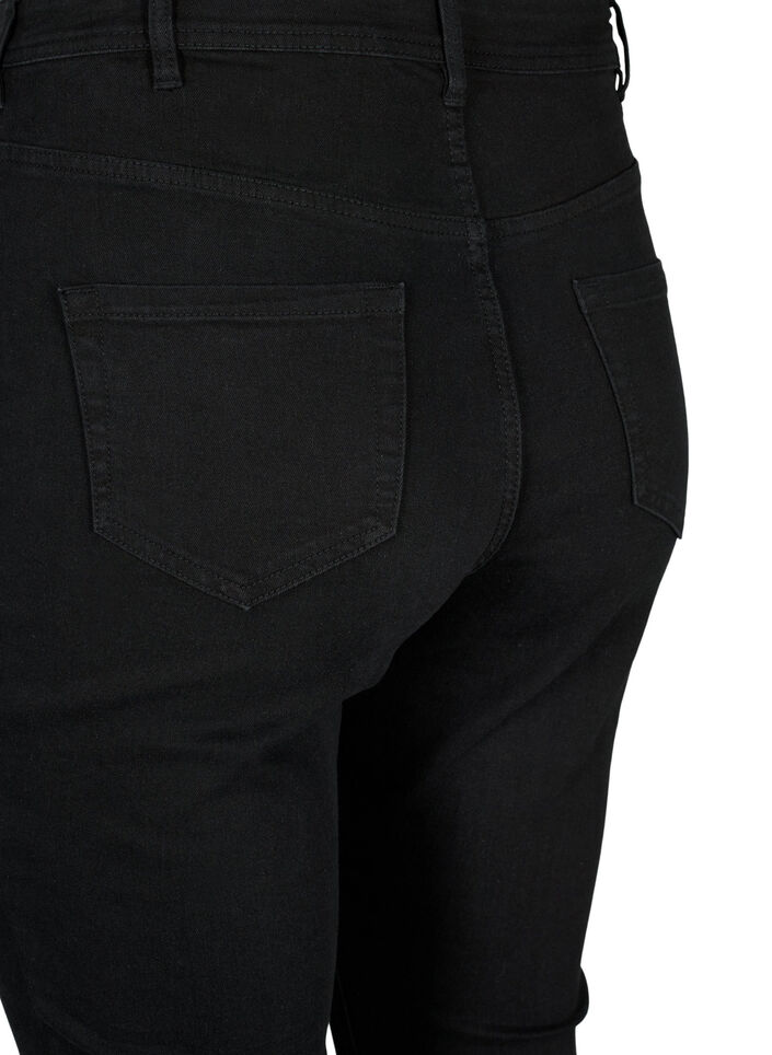Jeansy o bardzo waskim kroju, Czarne, Packshot image number 3
