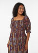 Letnia sukienka z wiskozy z nadrukiem paisley, Fioletowy, Model image number 2