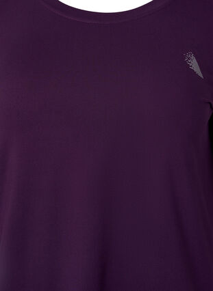 Koszulka do cwiczen z rekawami 3/4, Purple Pennant, Packshot image number 2