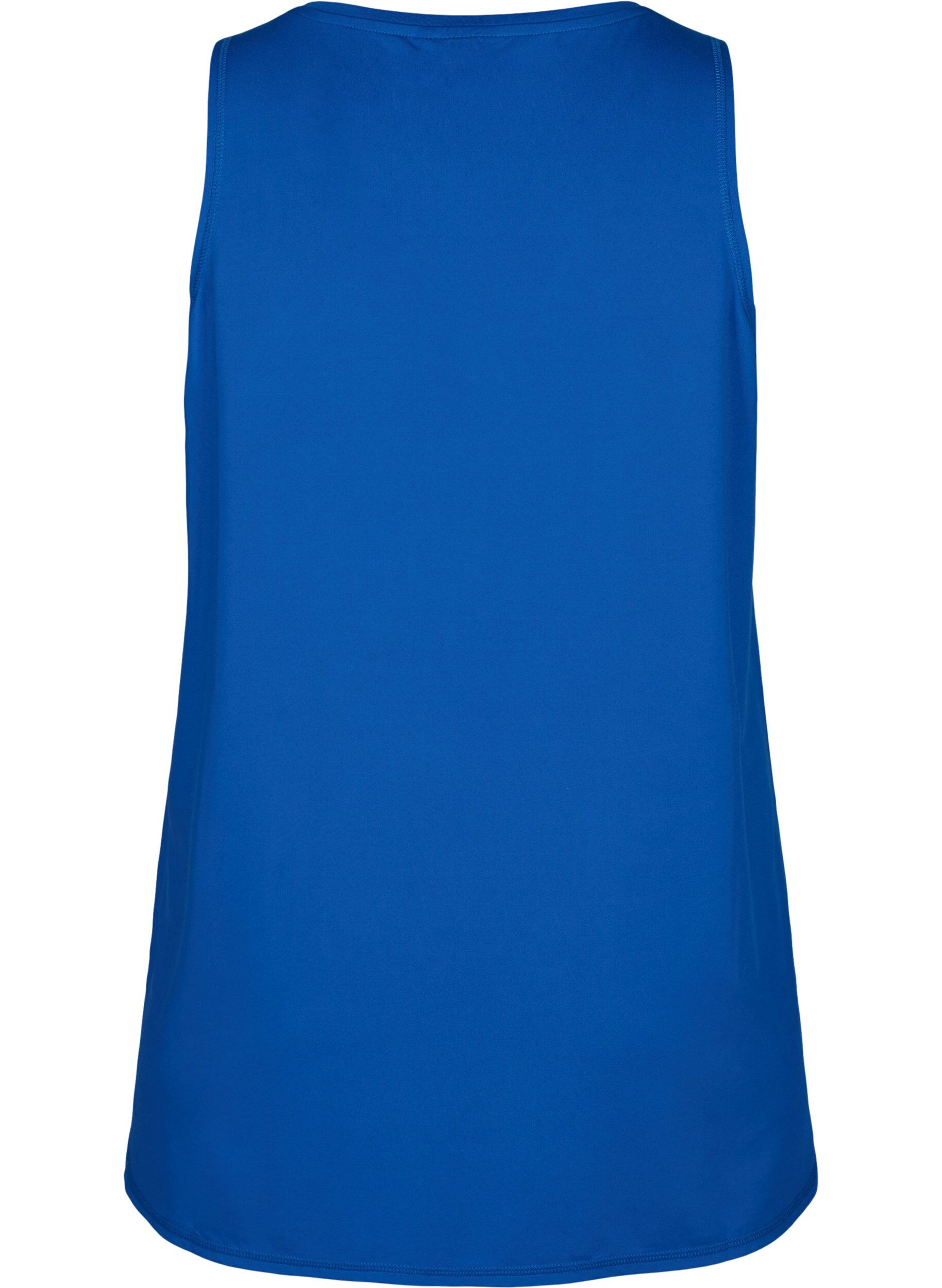 Zizzi Treningowa koszulka z dekoltem w szpic, Princess Blue, Packshot image number 1