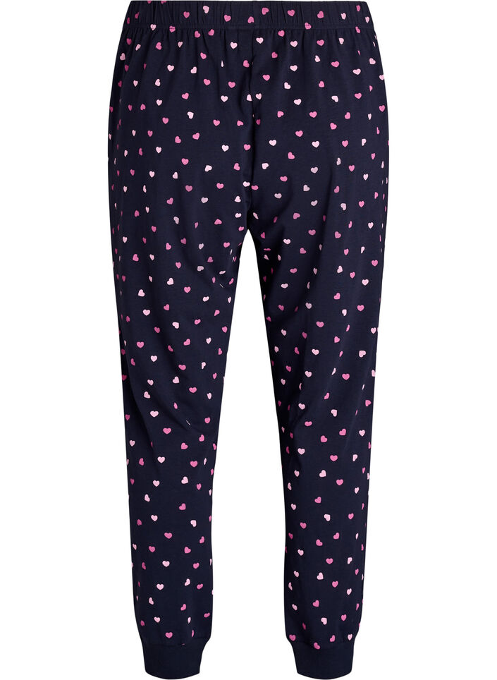 Drukowane spodnie pizamowe, Niebieskie, Packshot image number 1