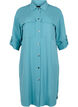 Dluga kurtka-sukienka z zapieciem na guziki, Brittany Blue, Packshot image number 0