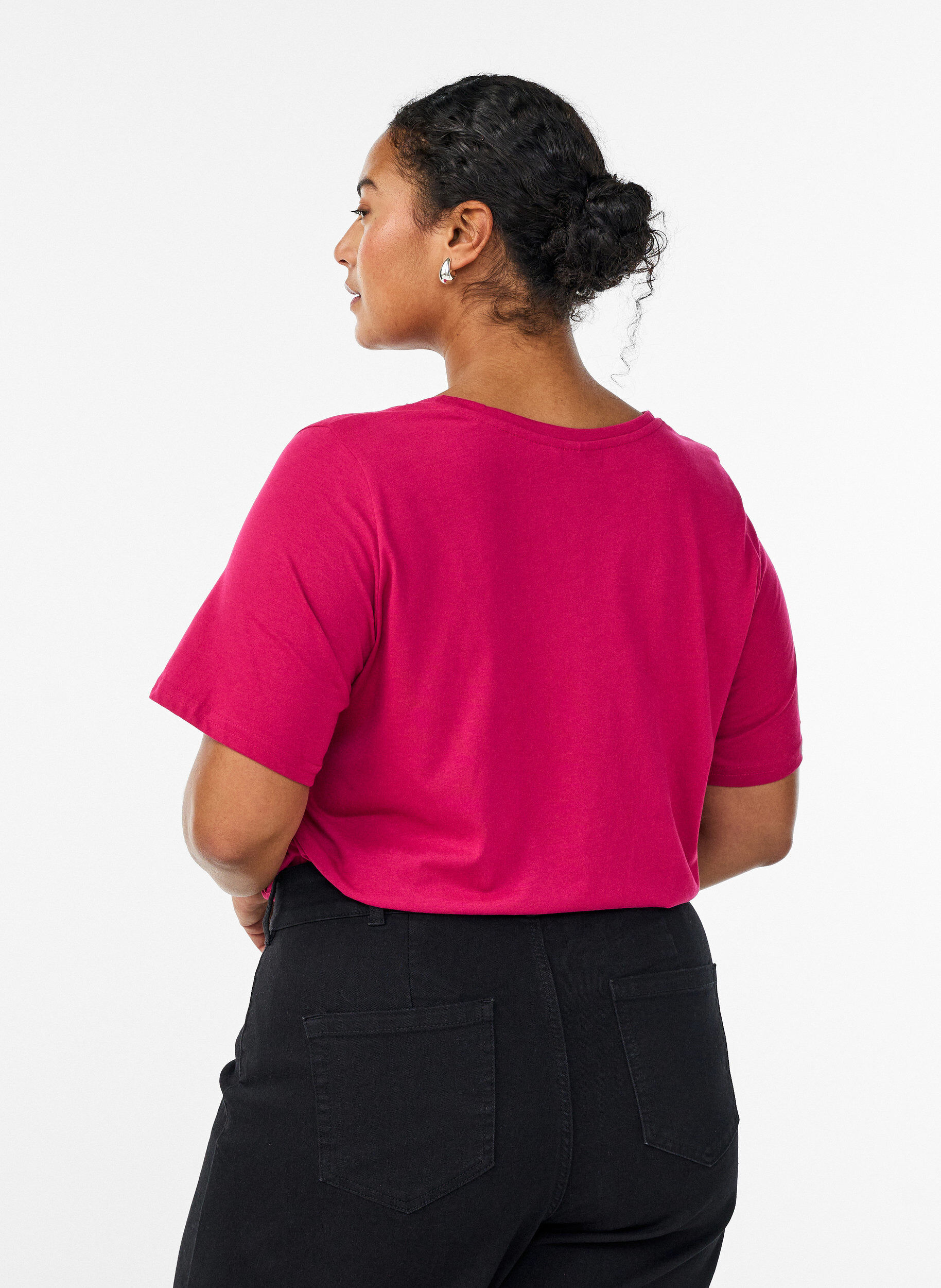 Zizzi Koszulka z nadrukiem, Czerwony, Model image number 2