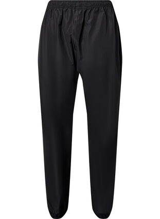 Spodnie przeciwdeszczowe z odblaskami, Black w. Reflex, Packshot image number 1