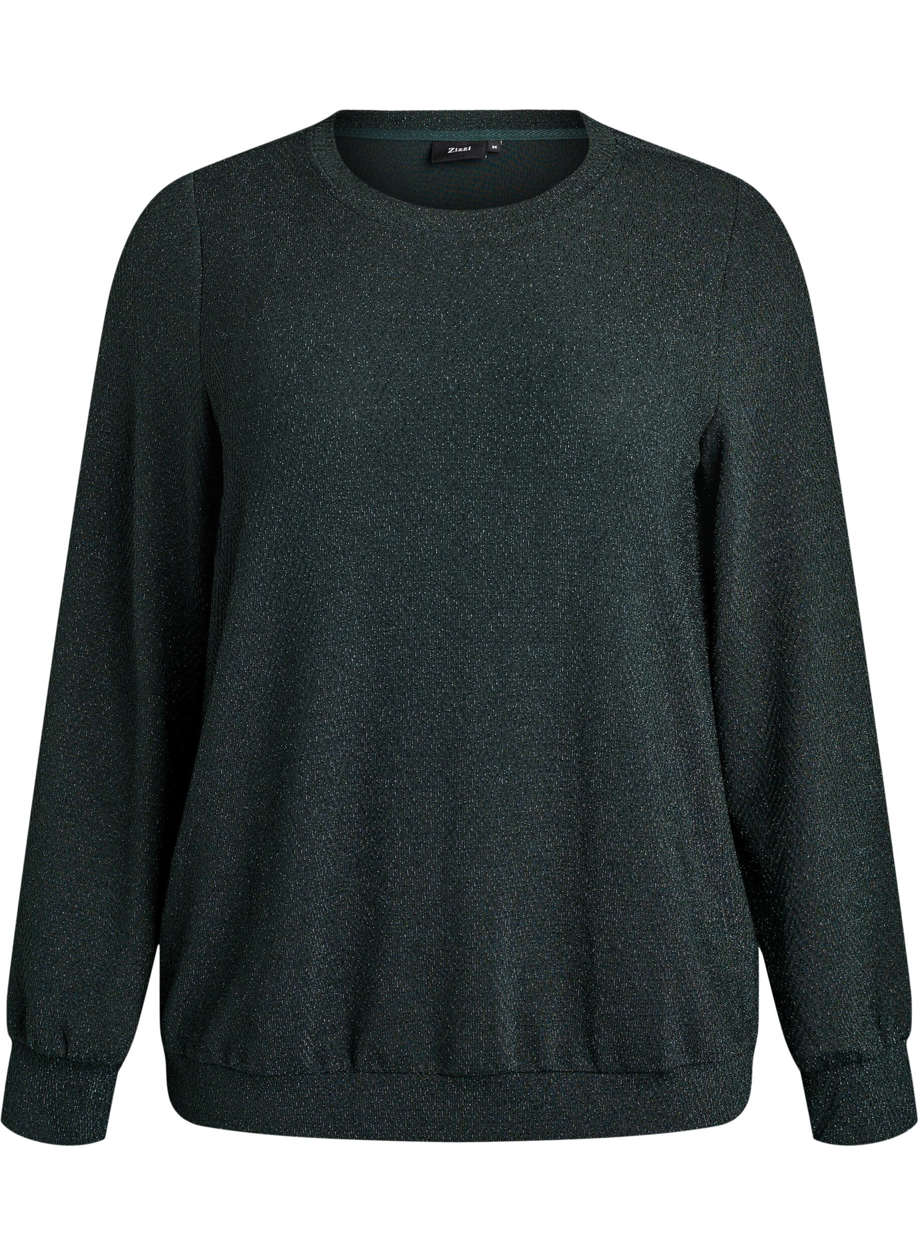 Bluzka we wz&oacute;r jodelki z blyszczaca nitka