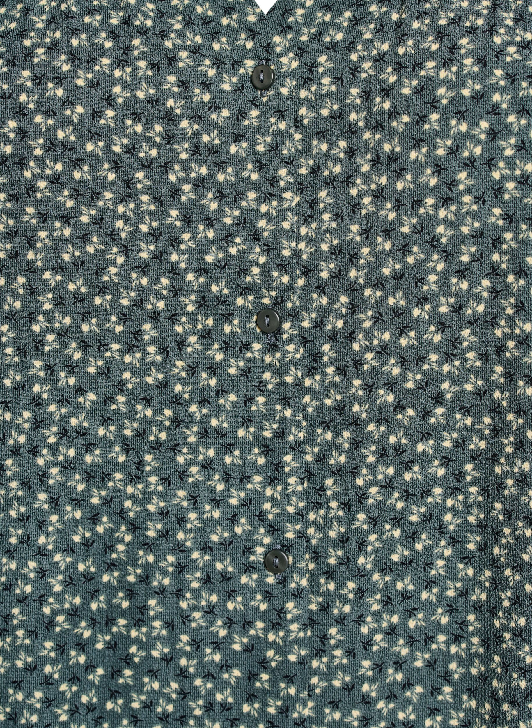 Zizzi Bluzka koszulowa z p&oacute;ldlugimi rekawami, Zielony, Packshot image number 2