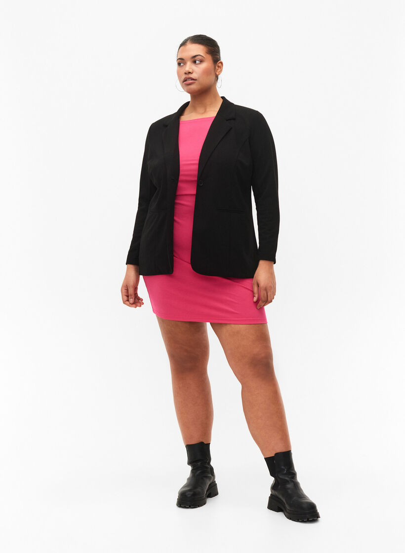 Blezer z kieszeniami, Black, Model image number 2