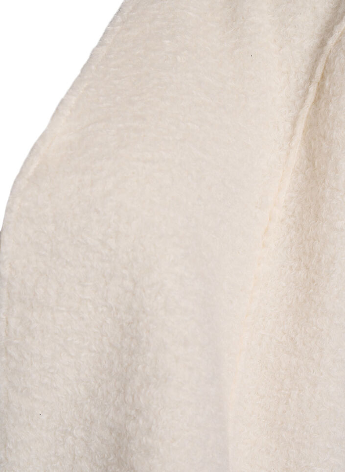 Luzny kardigan z kieszeniami, Biały, Packshot image number 2