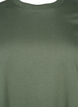 Podstawowa koszulka bawelniana z okraglym dekoltem, Zielony, Packshot image number 2