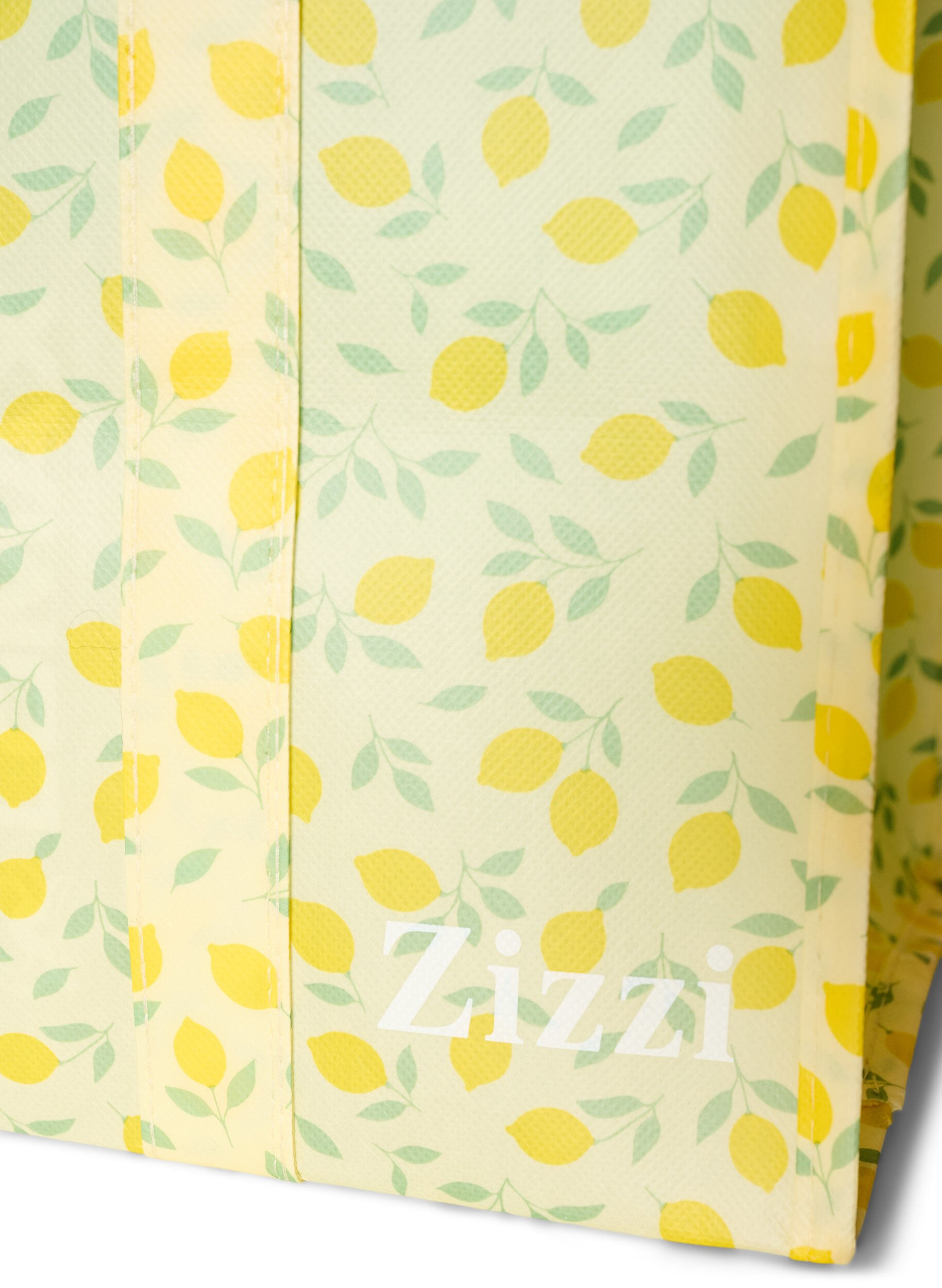 ZizziTorba na zakupy z suwakiem, Ż&oacute;łty, Packshot image number 2