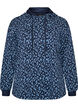 Bluza z kapturem z nadrukiem na calej powierzchni, Niebieskie, Packshot image number 0