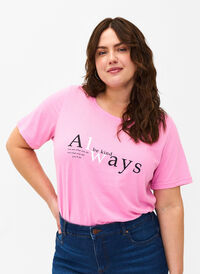 FLASH – koszulka z motywem, Begonia Pink Always, Model