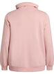 Bluza z wysokim kolnierzem i kieszeniami, R&oacute;żowy, Packshot image number 1