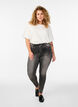 Jeansy Amy super slim z wysokim stanem, Ciemnoszary, Model image number 0