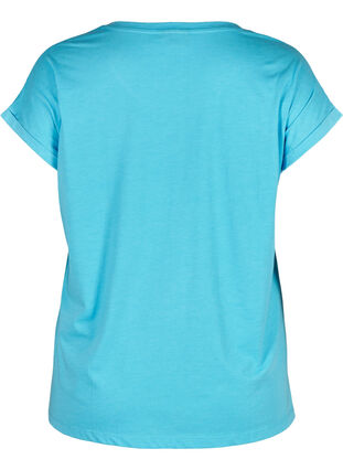 Koszulka z mieszanki bawelny, RIVER BLUE Mel., Packshot image number 1
