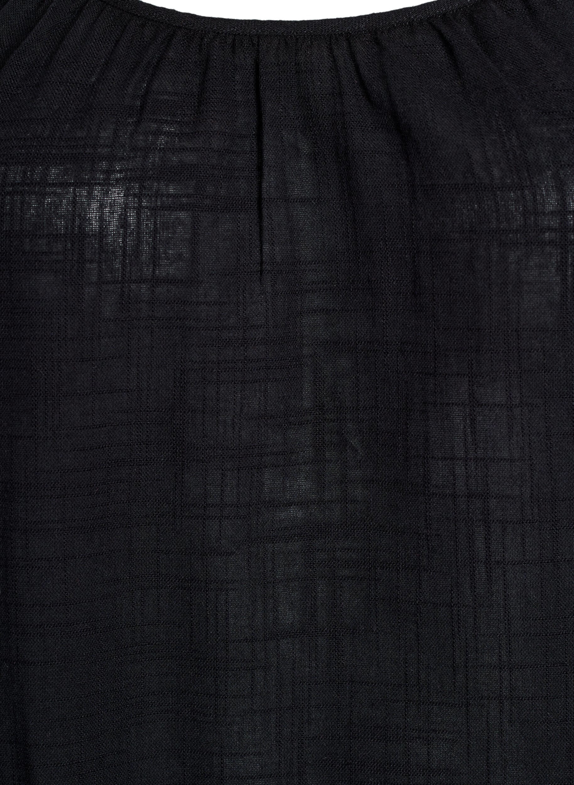 Zizzi FLASH - Bawelniana sukienka na ramiaczkach o dlugosci midi, Czarne, Packshot image number 2