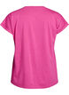 T-shirt z kr&oacute;tkim rekawem z mieszanki bawelny, R&oacute;żowy, Packshot image number 1