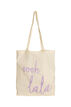 Tote bag z nadrukiem, Fioletowy, Packshot image number 0
