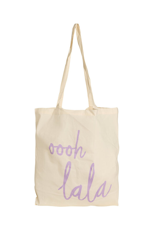 Tote bag z nadrukiem, Fioletowy, Packshot image number 0